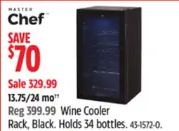 Canadian Tire Wine Cooler Rack, Black offer