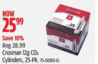 Canadian Tire Crosman 12g CO₂ Cylinders offer