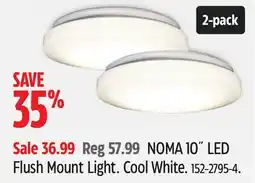 Canadian Tire NOMA 10˝ LED Flush Mount Light. Cool White offer