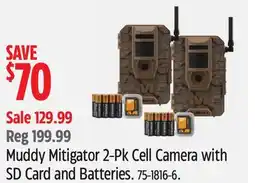 Canadian Tire Muddy Mitigator 2-Pk Cell Camera with SD Card and Batteries offer