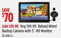 Canadian Tire Reload Wired Backup Camera with 5˝ HD Monitor offer