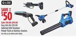 Canadian Tire PWR POD Selected 20V Outdoor Power Tools or Battery Station offer