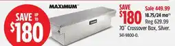 Canadian Tire MAXIMUM 70 Crossover Box, Silver offer