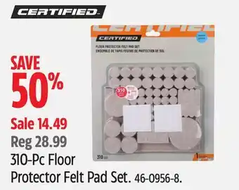 Canadian Tire 310-Pc Floor Protector Felt Pad Set offer