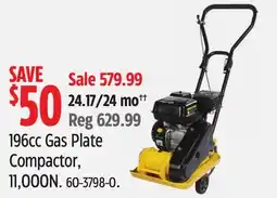 Canadian Tire 196cc Gas Plate Compactor offer