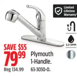 Canadian Tire Plymouth 1-Handle offer