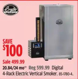 Canadian Tire Bradley Digital 4-Rack Electric Vertical Smoker offer
