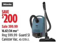 Canadian Tire Miele Guard SI Canister Vac offer