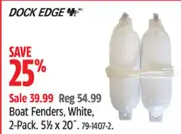 Canadian Tire Boat Fenders, White, 2-Pack offer