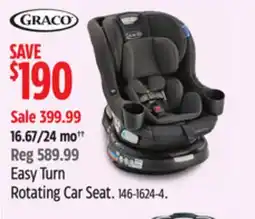 Canadian Tire GRACO Easy Turn Rotating Car Seat offer