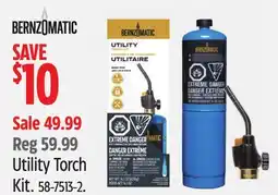 Canadian Tire Utility Torch Kit offer