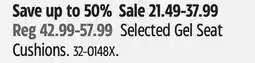 Canadian Tire Autotrends Selected Gel Seat Cushions offer