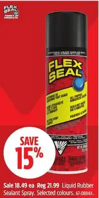 Canadian Tire FLEX SEAL Liquid Rubber Sealant Spray offer