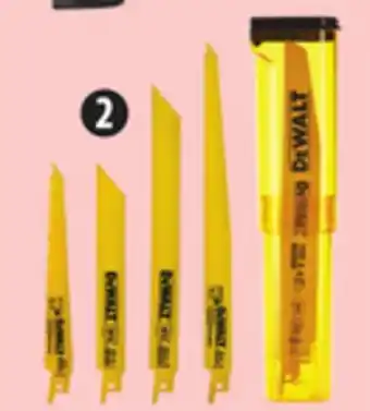 Canadian Tire Dewalt Reciprocating Saw Blade Set offer