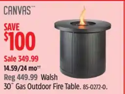 Canadian Tire Walsh 30˝ Gas Outdoor Fire Table offer