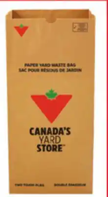Canadian Tire Yard Waste Bag, 20-Pk offer