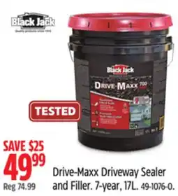 Canadian Tire Drive-Maxx Driveway Sealer and Filler offer