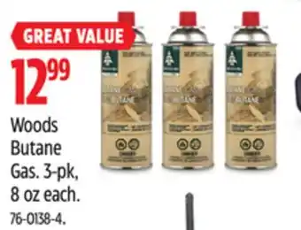 Canadian Tire Woods Butane Gas offer