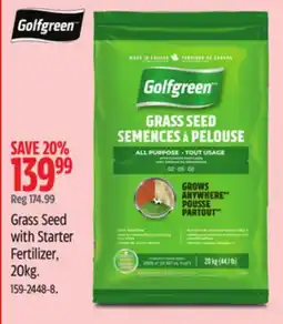 Canadian Tire Grass Seed with Starter Fertilizer offer