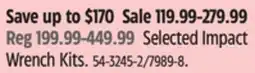 Canadian Tire Maximum Selected Impact Wrench Kits offer