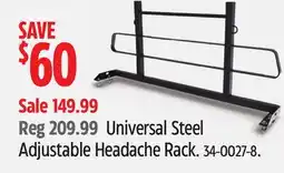 Canadian Tire Universal Steel Adjustable Headache Rack offer