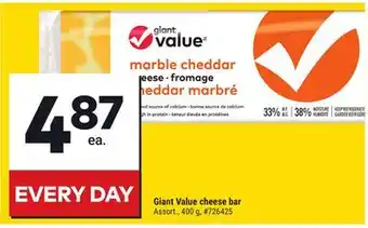 Giant Tiger Giant Value cheese bar offer
