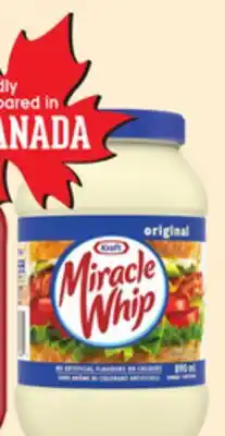 Giant Tiger Heinz ketchup or Kraft Miracle Whip spread offer