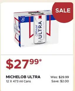 The Beer Store MICHELOB ULTRA offer