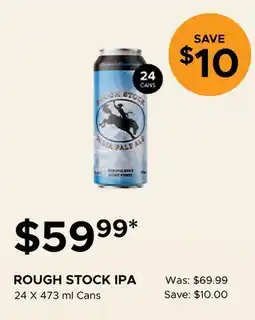 The Beer Store ROUGH STOCK IPA offer