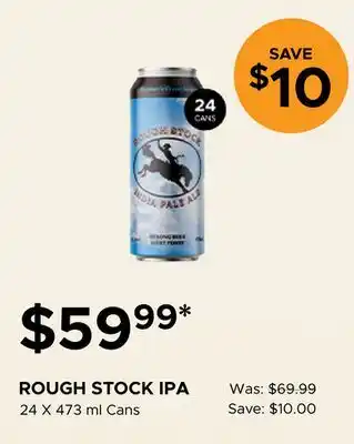 The Beer Store ROUGH STOCK IPA offer