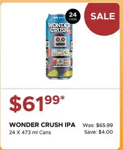 The Beer Store WONDER CRUSH IPA offer