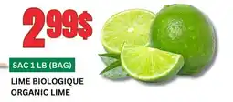 Marches Tau LIME BIOLOGIQUE offer
