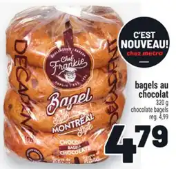 Metro BAGELS AU CHOCOLAT | CHOCOLATE BAGELS offer