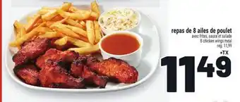 Metro REPAS DE 8 AILES DE POULET | 8 CHICKEN WINGS MEAL offer
