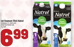 Metro LAIT FINEMENT FILTRÉ NATREL | NATREL FINE-FILTERED MILK offer