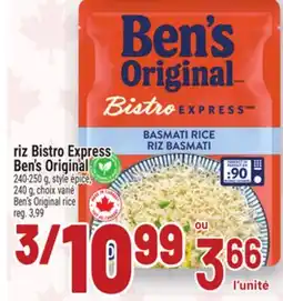 Metro RIZ BISTRO EXPRESS BEN'S ORIGINAL | BEN'SORIGINAL RICE offer