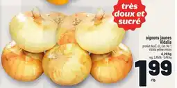 Metro OIGNONS JAUNES VIDALIA | VIDALIA YELLOW ONIONS offer