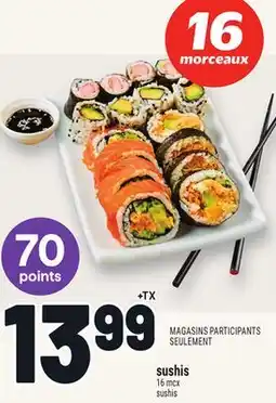 Metro SUSHIS offer