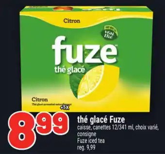 Metro THÉ GLACÉ FUZE | FUZE ICED TEA offer