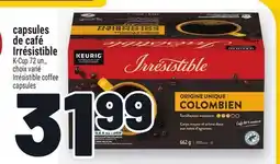 Metro CAPSULES DE CAFÉ IRRÉSISTIBLE | IRRÉSISTIBLE COFFEE offer