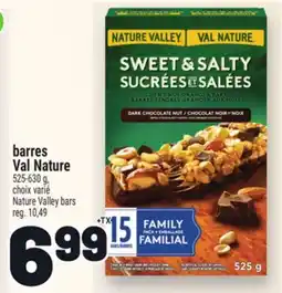 Metro BARRES VALNATURE | NATUREVALLEY BARS offer