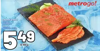 Metro SAUMON GRAVLAX | GRAVLAX SALMON offer