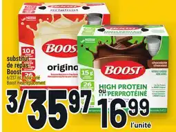 Metro SUBSTITUT DE REPAS BOOST | BOOST MEAL REPLACEMENT offer