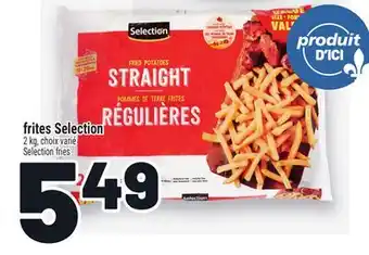 Metro FRITES SELECTION | SELECTION FRIES offer