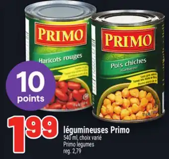 Metro LÉGUMINEUSES PRIMO | PRIMO LEGUMES offer