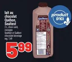 Metro LAIT AU CHOCOLAT QUÉBON, SEALTEST | SEALTEST OR QUÉBON CHOCOLATE BEVERAGE offer