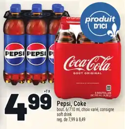 Metro PEPSI, COKE SOFT DRINK offer