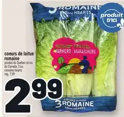 Metro COEURS DE LAITUE ROMAINE | ROMAINE HEARTS offer