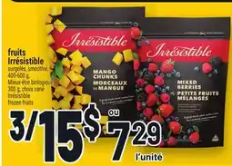 Metro FRUITS IRRÉSISTIBLE | IRRÉSISTIBLE FROZEN FRUITS offer