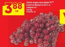 Maxi RAISINS ROUGES SANS PÉPINS PC offer